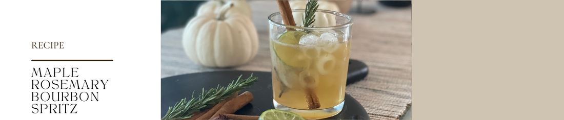 Maple Rosemary Bourbon Spritz